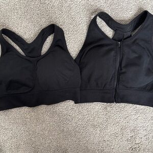 Black sports bra bundle